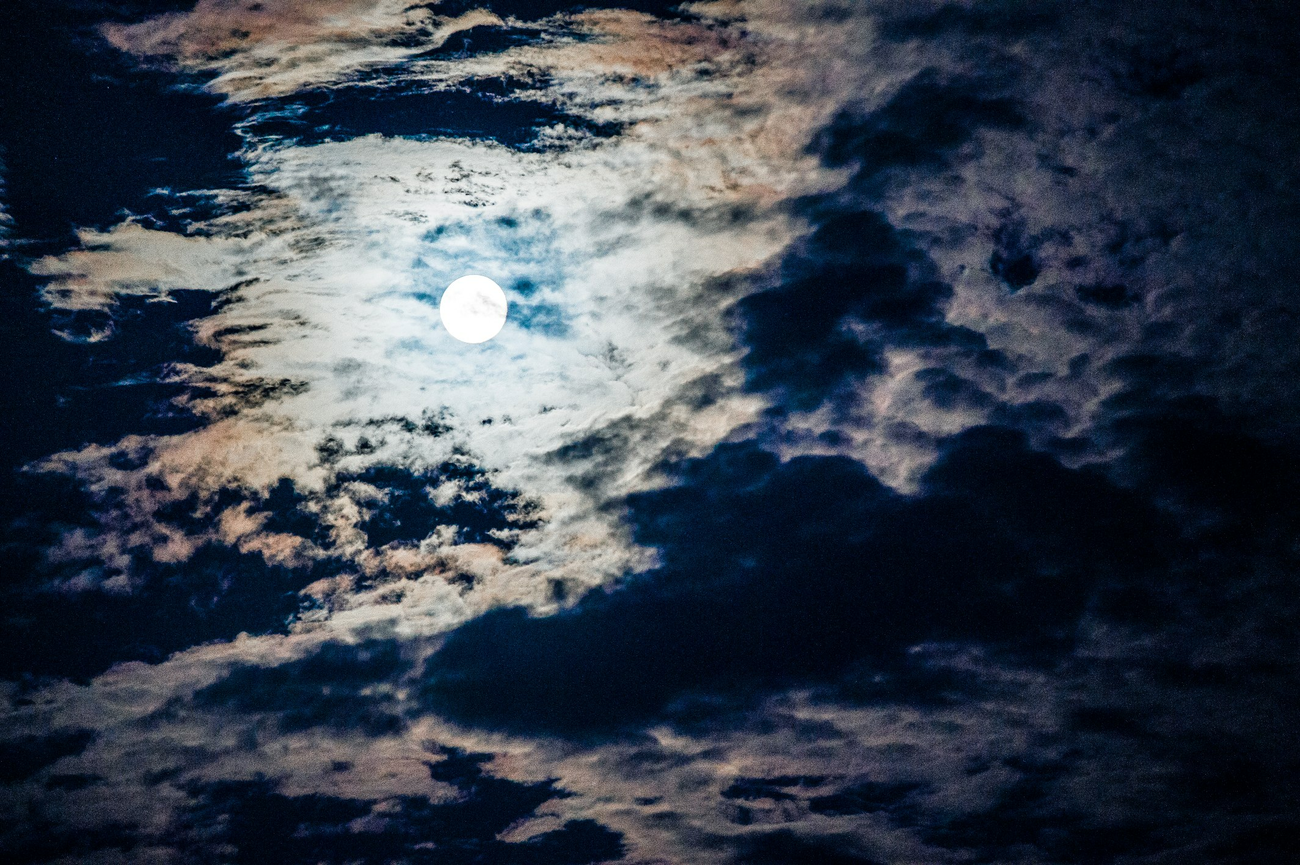 Moonlit sky